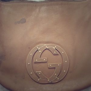 Gucci hobo blonde bag